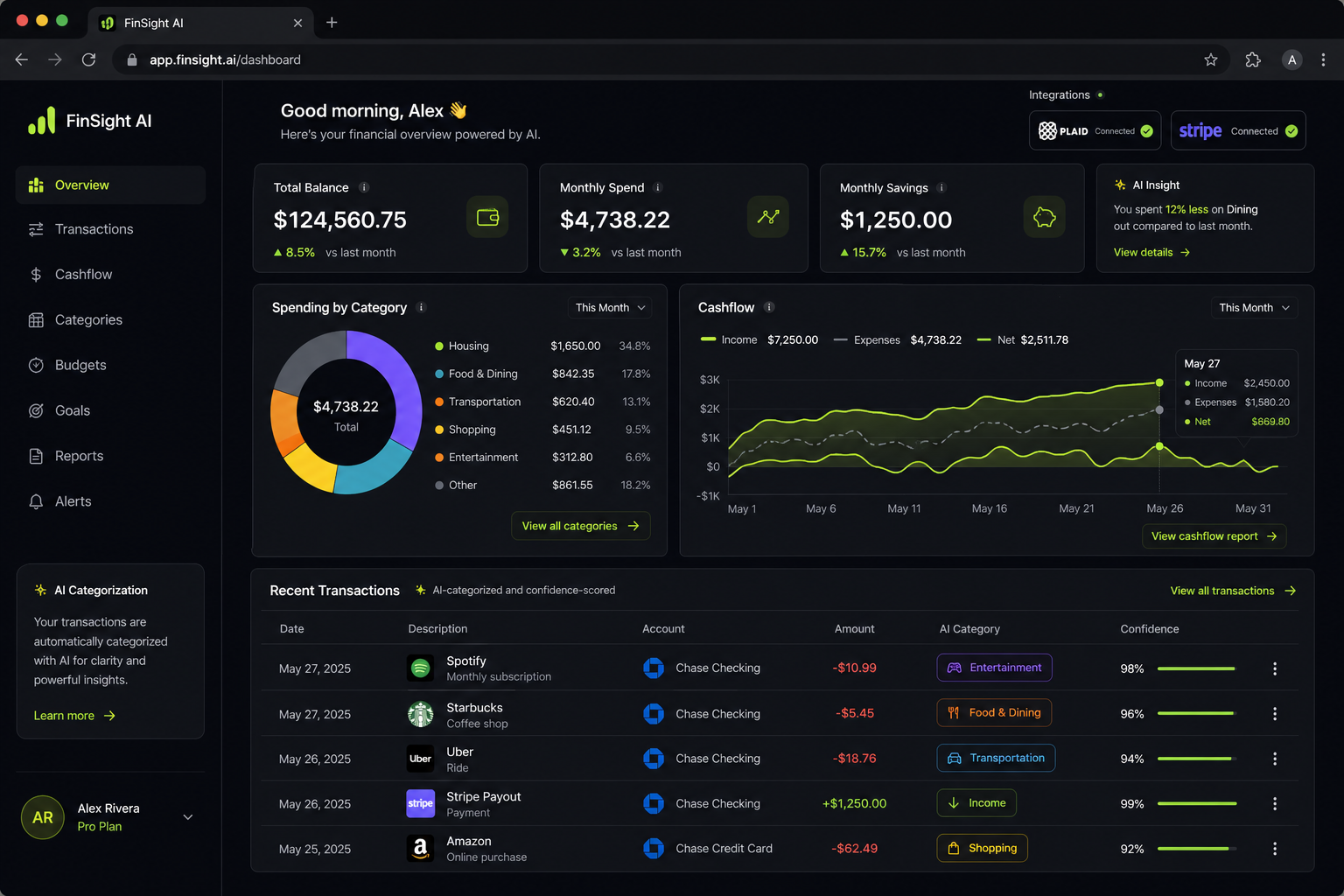 AI Financial Insights — screenshot 1